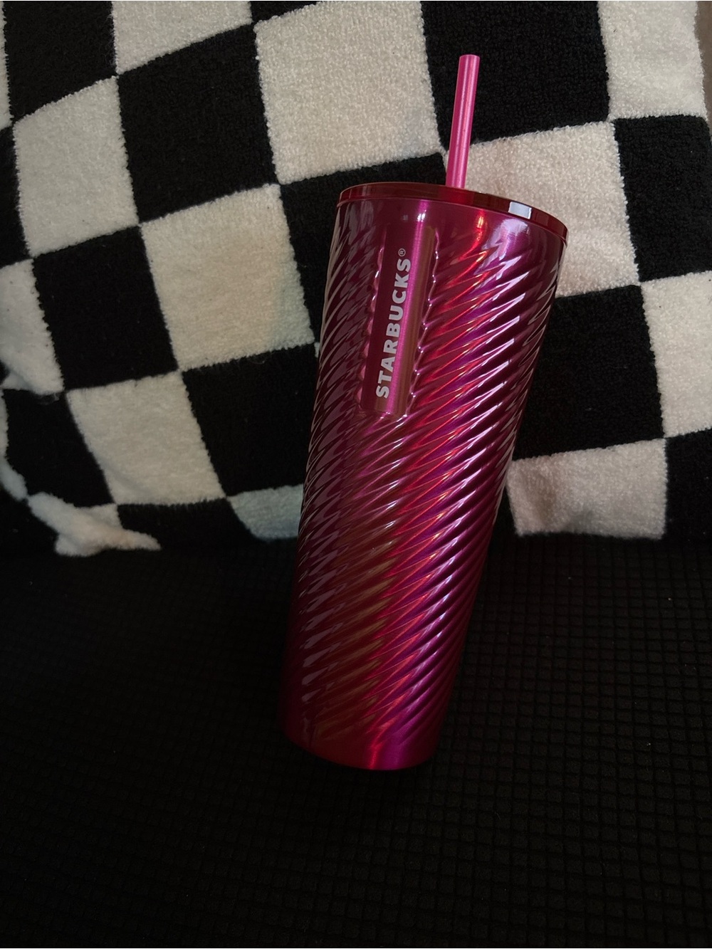 Metal Starbucks tumbler